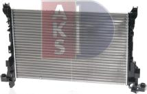 AKS Dasis 180108N - Radiator, engine cooling autospares.lv