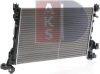 AKS Dasis 180108N - Radiator, engine cooling autospares.lv