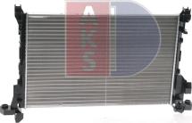 AKS Dasis 180108N - Radiator, engine cooling autospares.lv