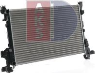 AKS Dasis 180108N - Radiator, engine cooling autospares.lv