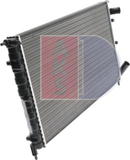 AKS Dasis 180840N - Radiator, engine cooling autospares.lv