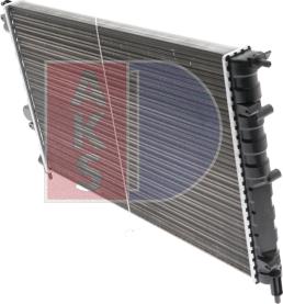 AKS Dasis 180840N - Radiator, engine cooling autospares.lv