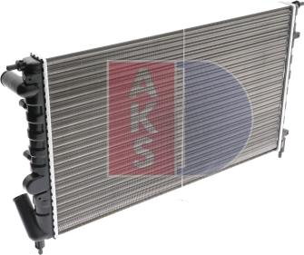 AKS Dasis 180840N - Radiator, engine cooling autospares.lv