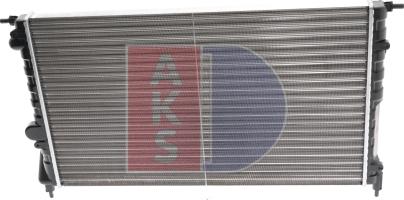 AKS Dasis 180840N - Radiator, engine cooling autospares.lv