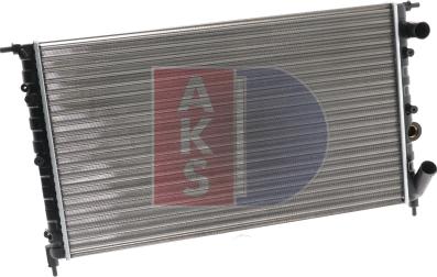 AKS Dasis 180840N - Radiator, engine cooling autospares.lv