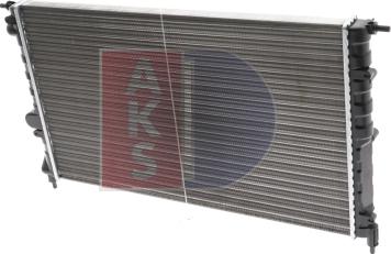 AKS Dasis 180840N - Radiator, engine cooling autospares.lv