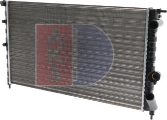 AKS Dasis 180840N - Radiator, engine cooling autospares.lv