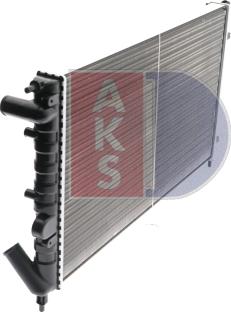 AKS Dasis 180840N - Radiator, engine cooling autospares.lv