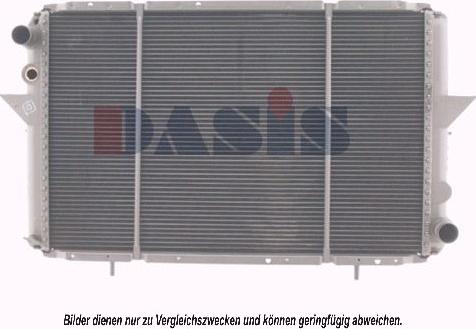 AKS Dasis 180390N - Radiator, engine cooling autospares.lv