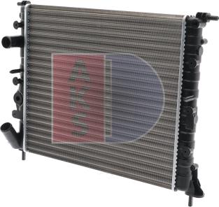 AKS Dasis 180240N - Radiator, engine cooling autospares.lv