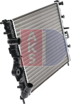 AKS Dasis 180200N - Radiator, engine cooling autospares.lv