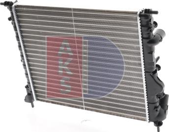 AKS Dasis 180200N - Radiator, engine cooling autospares.lv