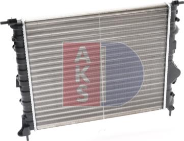 AKS Dasis 180200N - Radiator, engine cooling autospares.lv