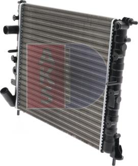 AKS Dasis 180200N - Radiator, engine cooling autospares.lv