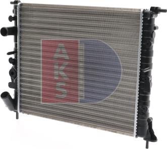 AKS Dasis 180200N - Radiator, engine cooling autospares.lv