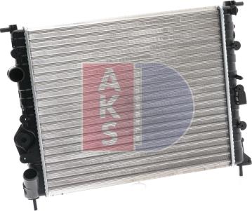AKS Dasis 180200N - Radiator, engine cooling autospares.lv