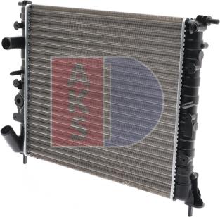 AKS Dasis 180200N - Radiator, engine cooling autospares.lv