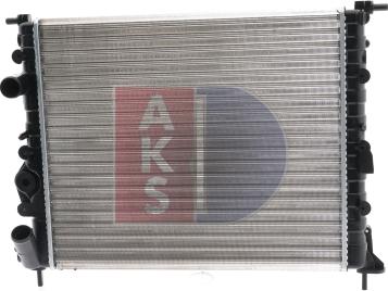 AKS Dasis 180200N - Radiator, engine cooling autospares.lv