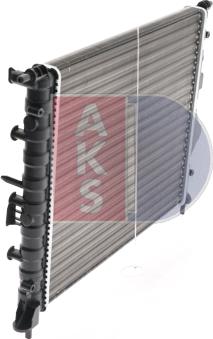 AKS Dasis 180200N - Radiator, engine cooling autospares.lv