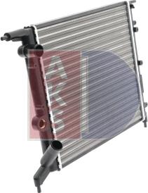 AKS Dasis 180790N - Radiator, engine cooling autospares.lv