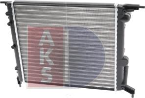 AKS Dasis 180790N - Radiator, engine cooling autospares.lv