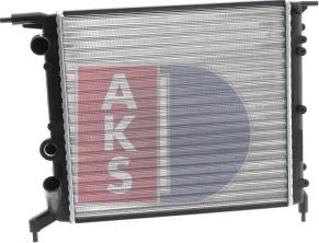 AKS Dasis 180790N - Radiator, engine cooling autospares.lv