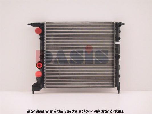 AKS Dasis 180790N - Radiator, engine cooling autospares.lv