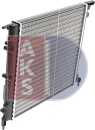 AKS Dasis 180790N - Radiator, engine cooling autospares.lv