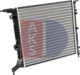 AKS Dasis 180790N - Radiator, engine cooling autospares.lv