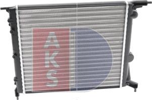 AKS Dasis 180790N - Radiator, engine cooling autospares.lv