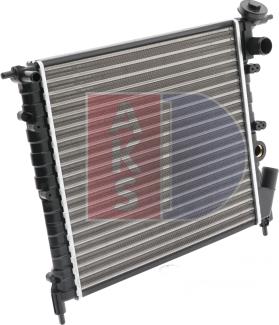 AKS Dasis 180740N - Radiator, engine cooling autospares.lv