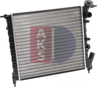 AKS Dasis 180740N - Radiator, engine cooling autospares.lv