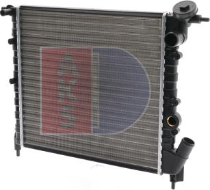 AKS Dasis 180740N - Radiator, engine cooling autospares.lv