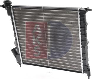 AKS Dasis 180740N - Radiator, engine cooling autospares.lv