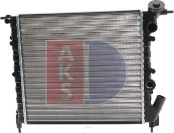 AKS Dasis 180740N - Radiator, engine cooling autospares.lv