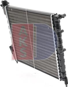 AKS Dasis 180740N - Radiator, engine cooling autospares.lv