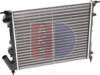 AKS Dasis 180770N - Radiator, engine cooling autospares.lv