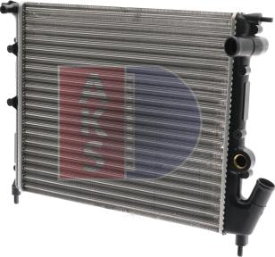 AKS Dasis 180770N - Radiator, engine cooling autospares.lv