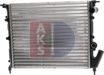 AKS Dasis 180770N - Radiator, engine cooling autospares.lv