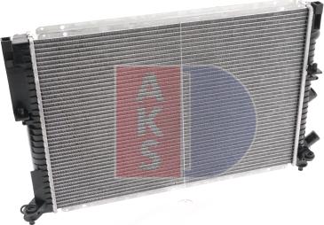 AKS Dasis 181450N - Radiator, engine cooling autospares.lv