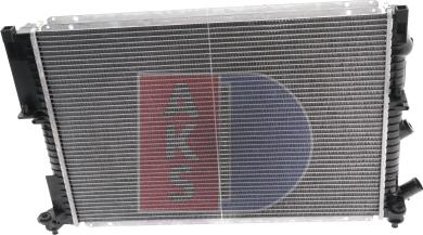 AKS Dasis 181450N - Radiator, engine cooling autospares.lv