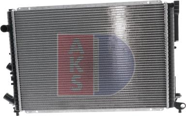 AKS Dasis 181450N - Radiator, engine cooling autospares.lv