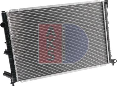 AKS Dasis 181450N - Radiator, engine cooling autospares.lv