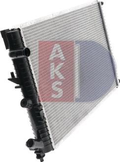 AKS Dasis 181450N - Radiator, engine cooling autospares.lv