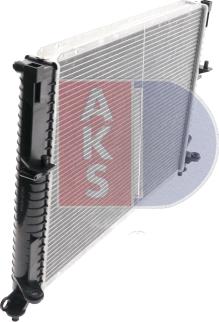 AKS Dasis 181450N - Radiator, engine cooling autospares.lv