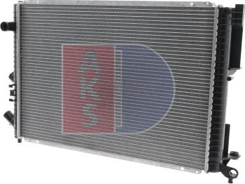 AKS Dasis 181450N - Radiator, engine cooling autospares.lv