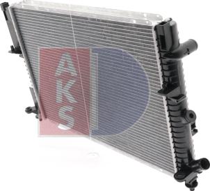 AKS Dasis 181450N - Radiator, engine cooling autospares.lv