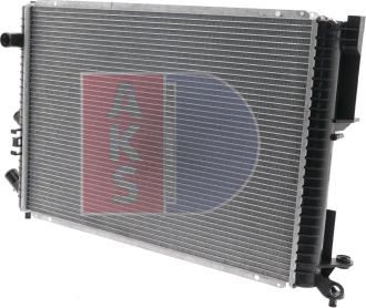 AKS Dasis 181450N - Radiator, engine cooling autospares.lv