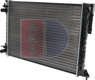 AKS Dasis 181420N - Radiator, engine cooling autospares.lv