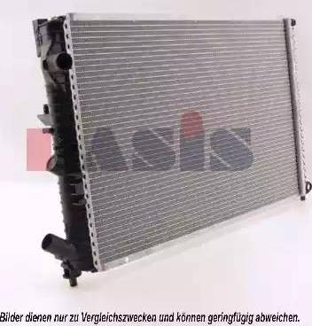 AKS Dasis 181470N - Radiator, engine cooling autospares.lv